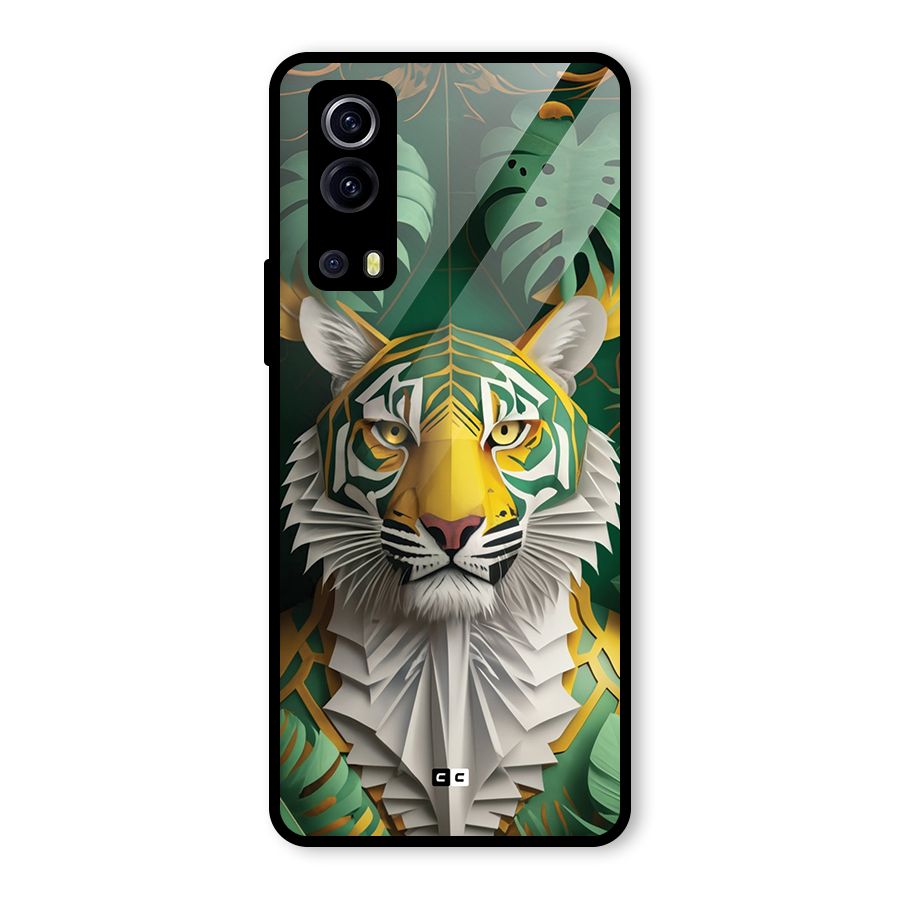 The Nature Tiger Glass Back Case for Vivo iQOO Z3