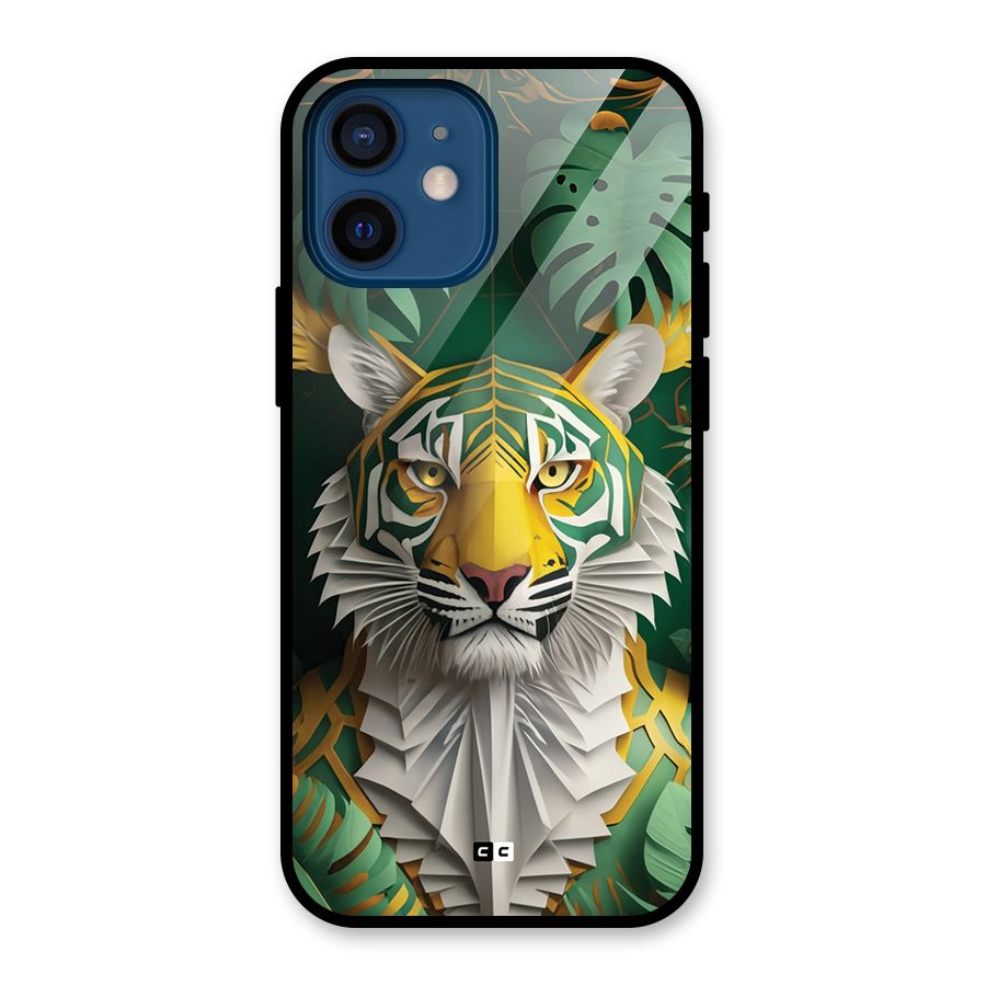 The Nature Tiger Glass Back Case for iPhone 12 Mini