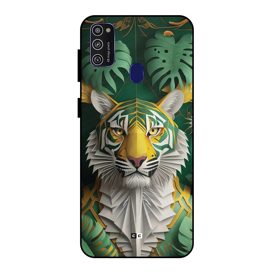 The Nature Tiger Metal Back Case for Galaxy M30s