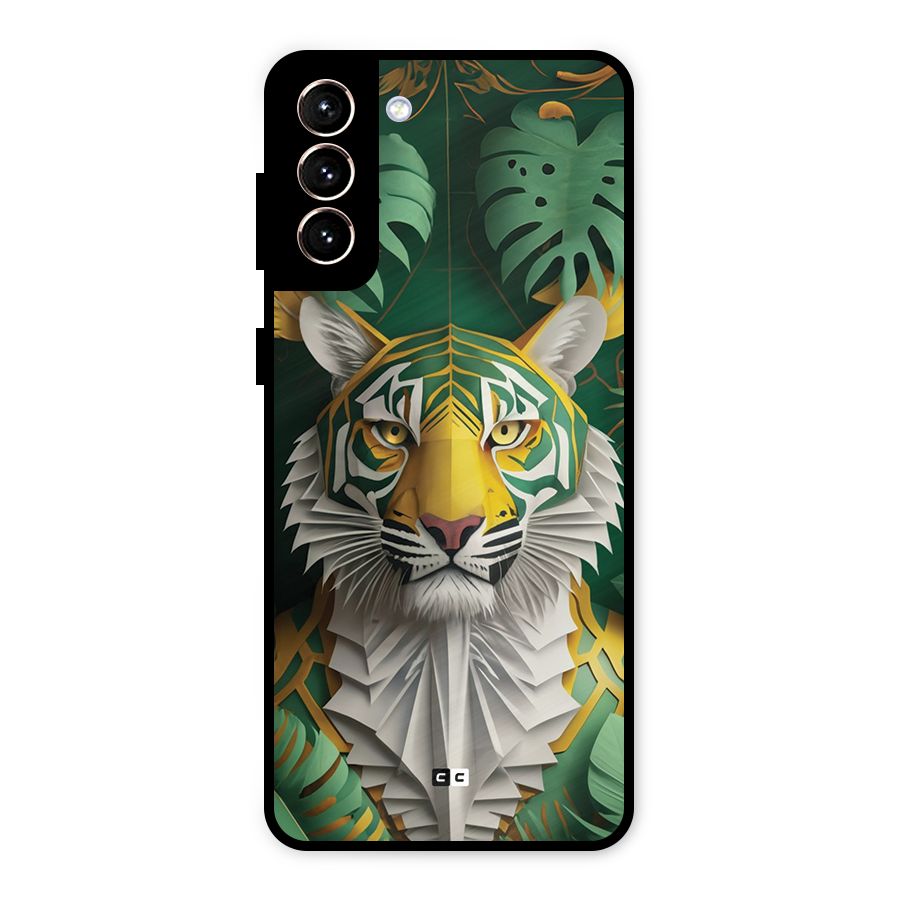 The Nature Tiger Metal Back Case for Galaxy S21 Plus