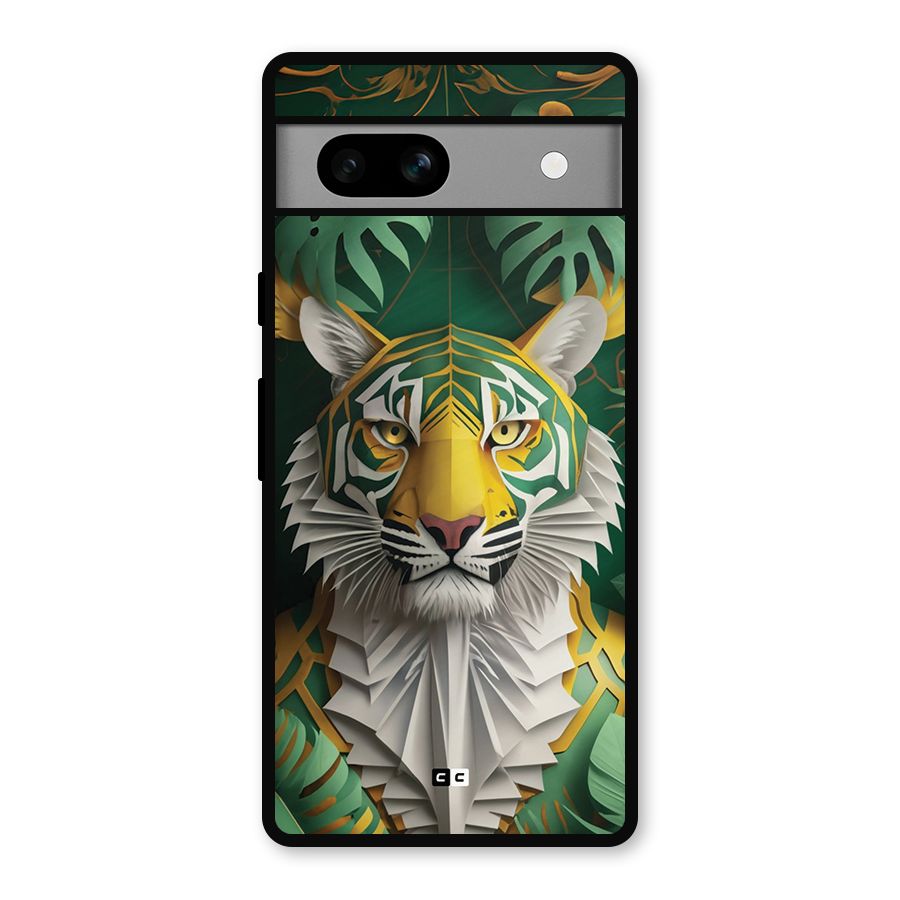 The Nature Tiger Metal Back Case for Google Pixel 7a