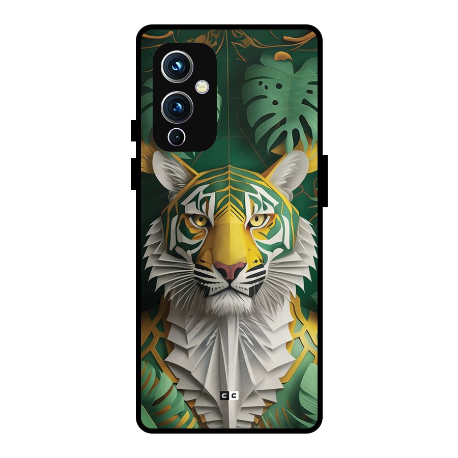 The Nature Tiger Metal Back Case for OnePlus 9