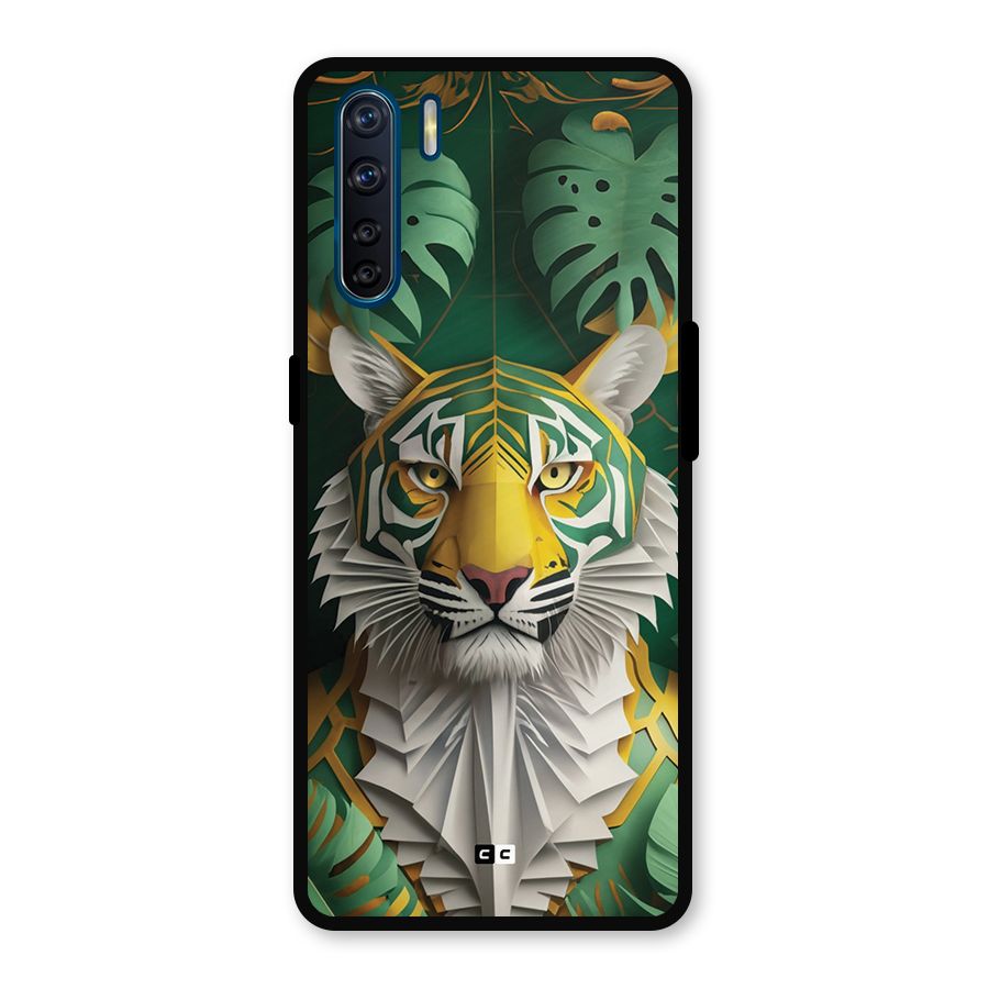 The Nature Tiger Metal Back Case for Oppo F15