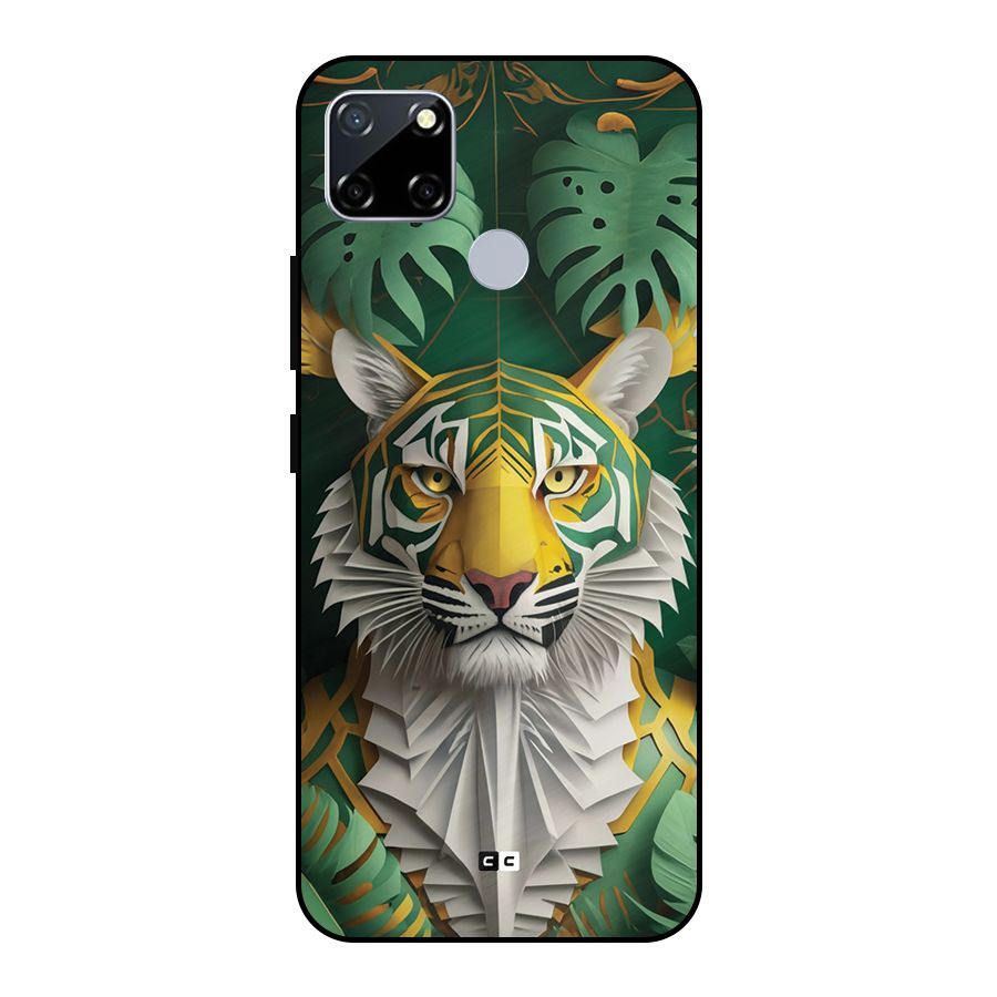 The Nature Tiger Metal Back Case for Realme Narzo 30A