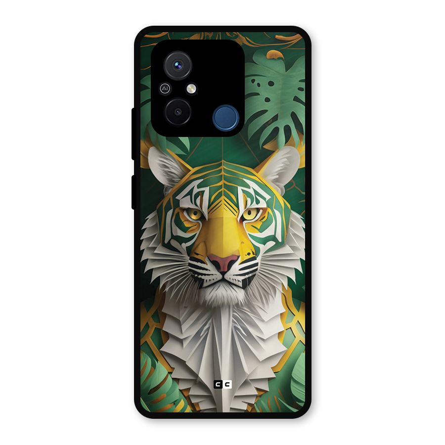 The Nature Tiger Metal Back Case for Redmi 12C
