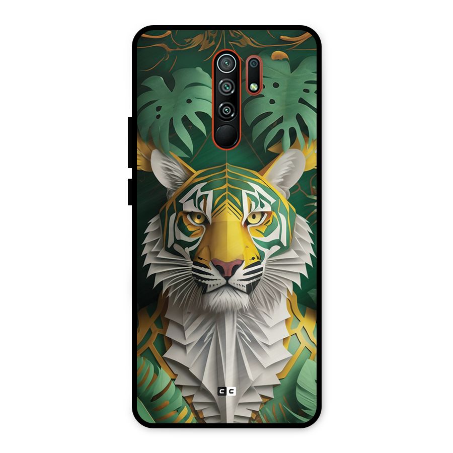 The Nature Tiger Metal Back Case for Redmi 9 Prime
