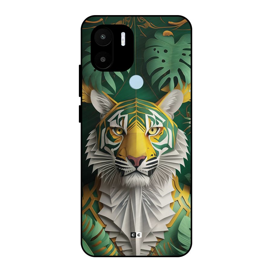 The Nature Tiger Metal Back Case for Redmi A2 Plus