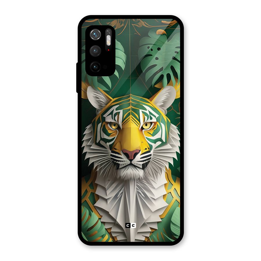 The Nature Tiger Metal Back Case for Redmi Note 10T 5G