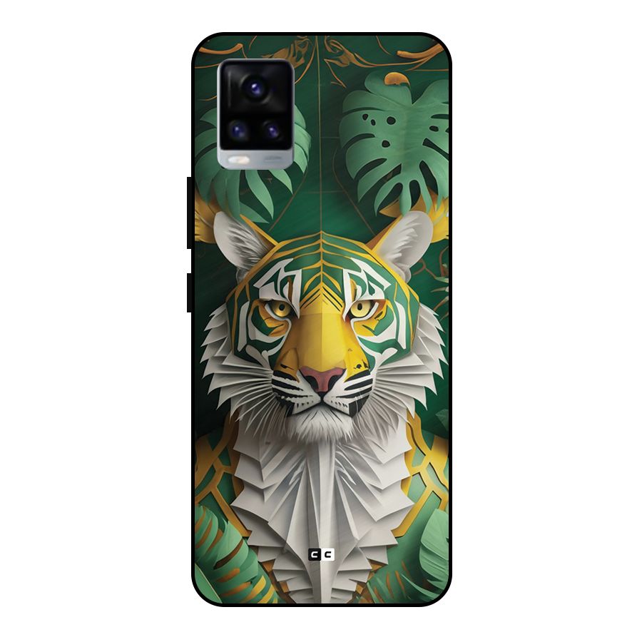 The Nature Tiger Metal Back Case for Vivo V20