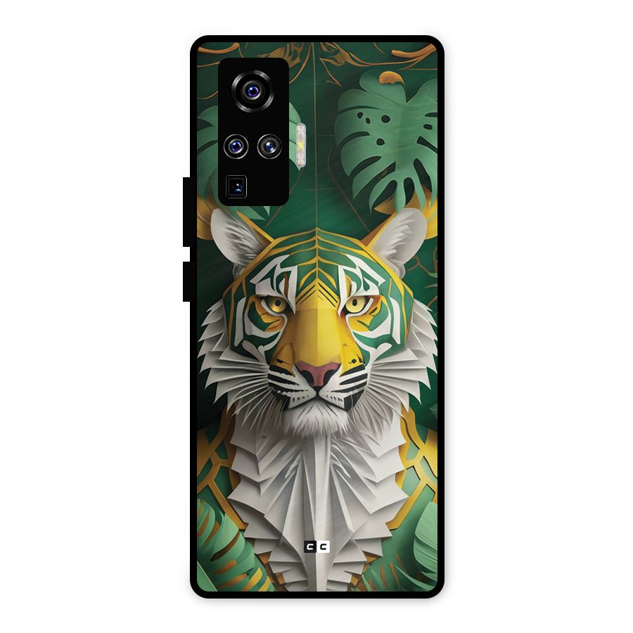 The Nature Tiger Metal Back Case for Vivo X50 Pro