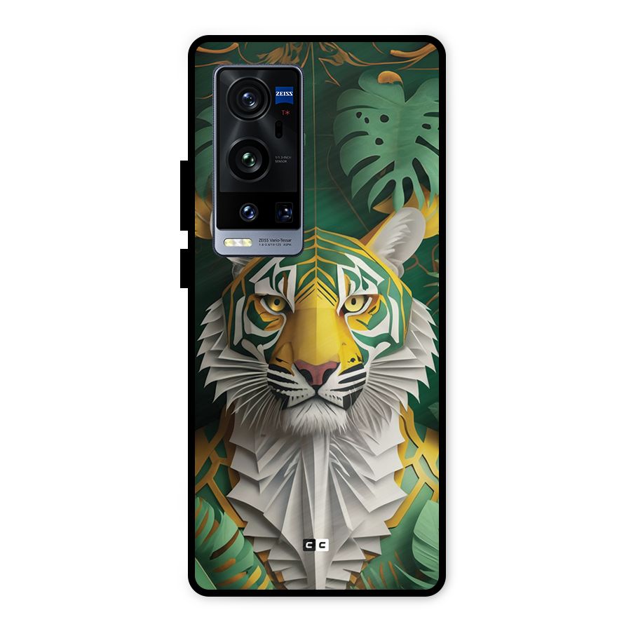 The Nature Tiger Metal Back Case for Vivo X60 Pro Plus