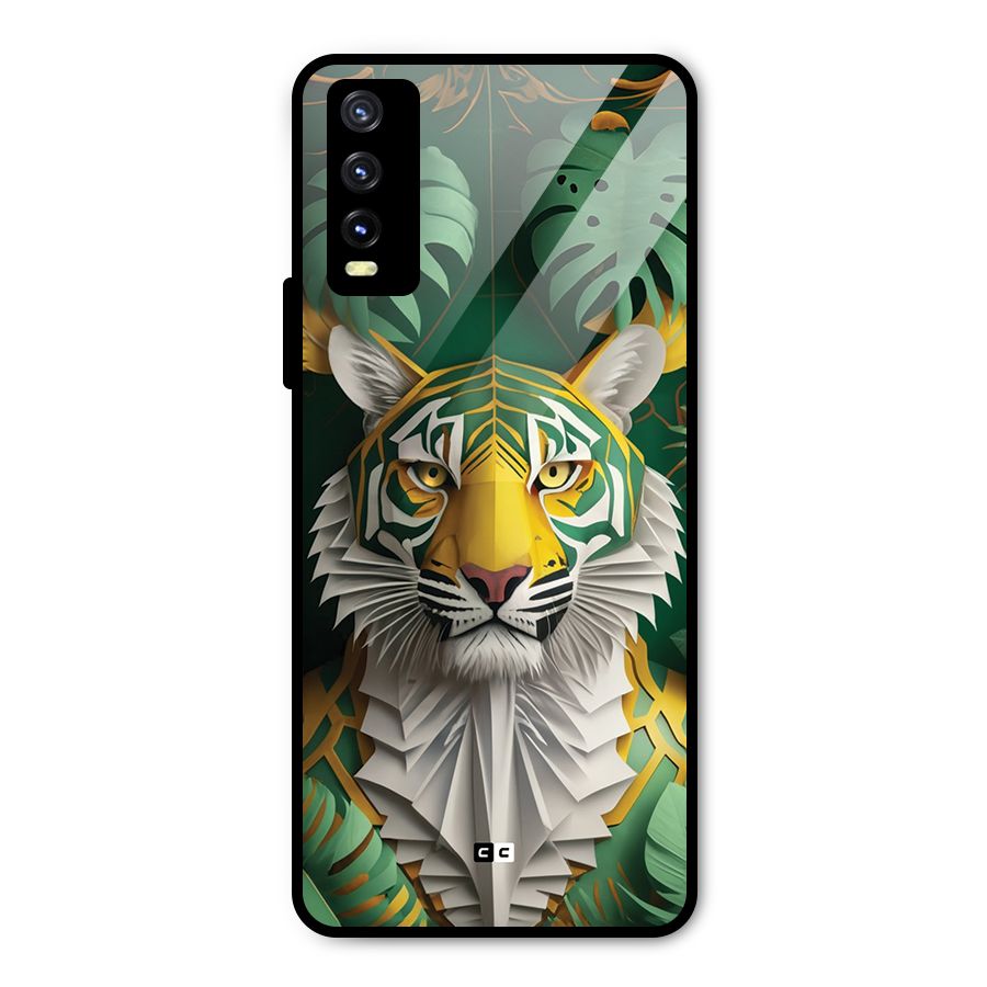 The Nature Tiger Metal Back Case for Vivo Y20