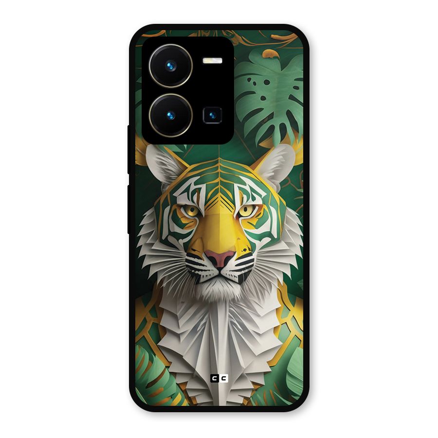 The Nature Tiger Metal Back Case for Vivo Y35