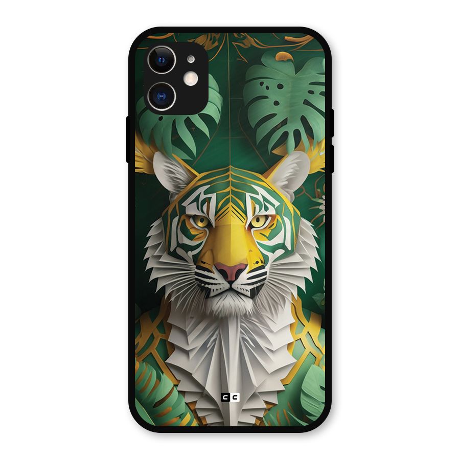 The Nature Tiger Metal Back Case for iPhone 11