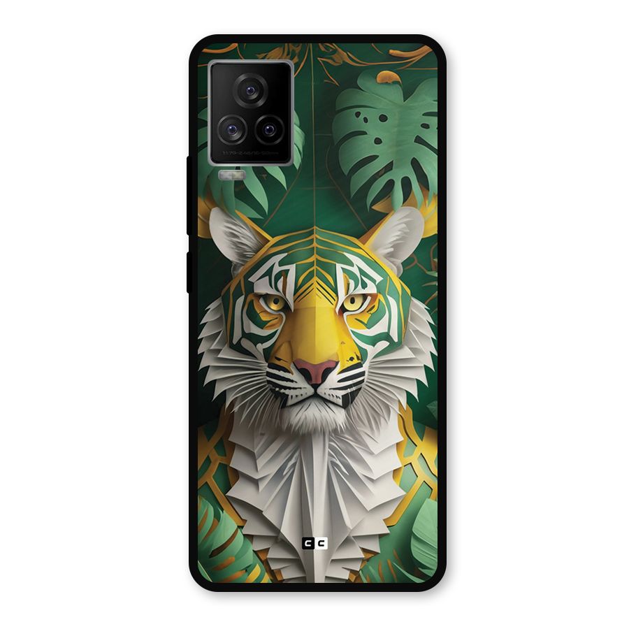 The Nature Tiger Metal Back Case for iQOO 7 Legend 5G