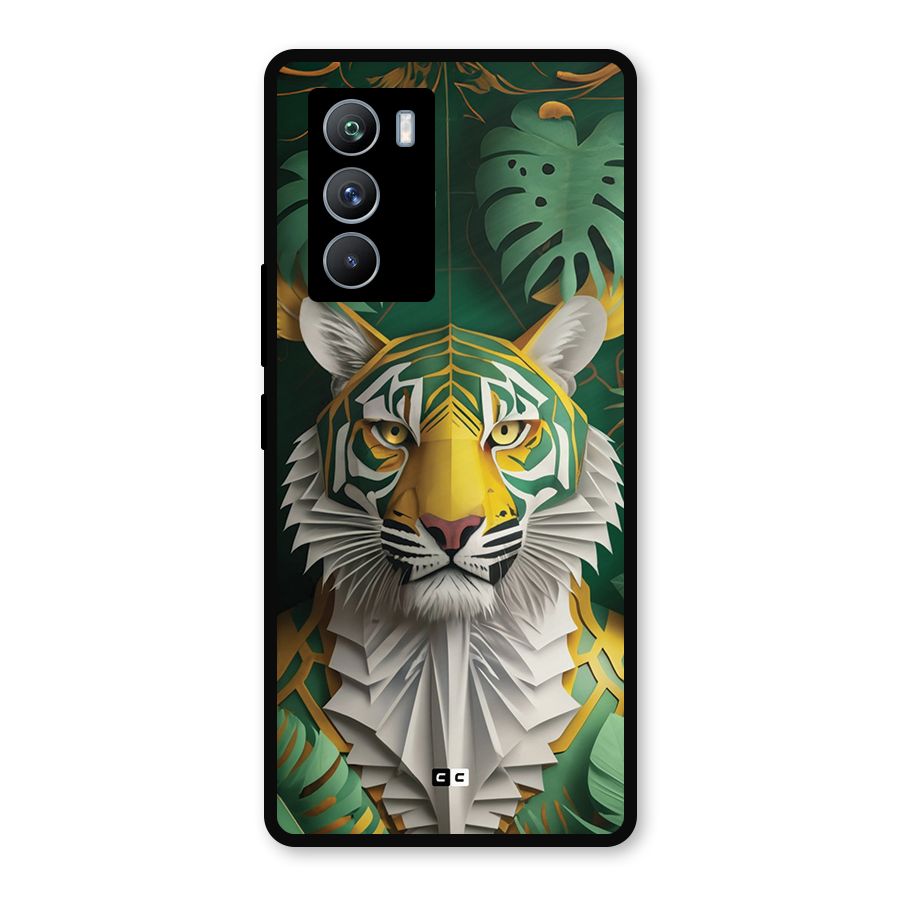 The Nature Tiger Metal Back Case for iQOO 9 SE