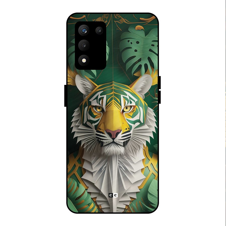 The Nature Tiger Metal Back Case for realme 9 5G SE