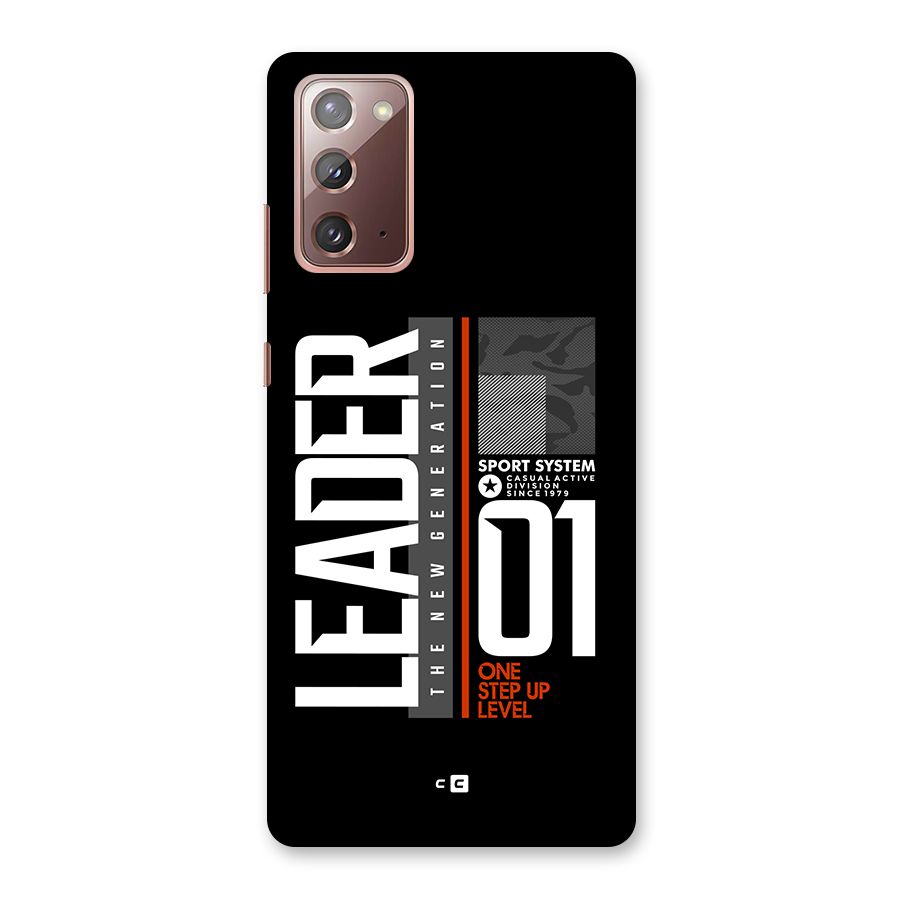 The New Leader Back Case for Galaxy Note 20