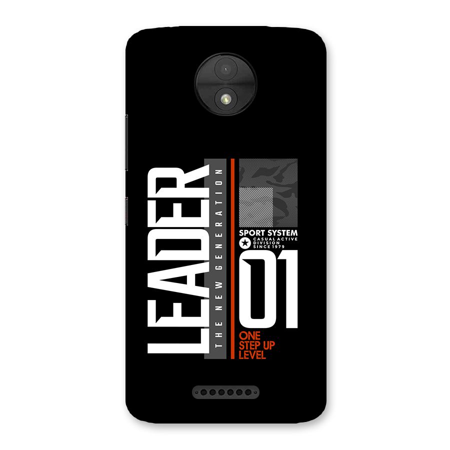 The New Leader Back Case for Moto C