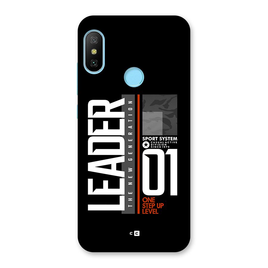 The New Leader Back Case for Redmi 6 Pro