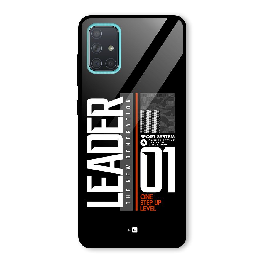 The New Leader Glass Back Case for Galaxy A71