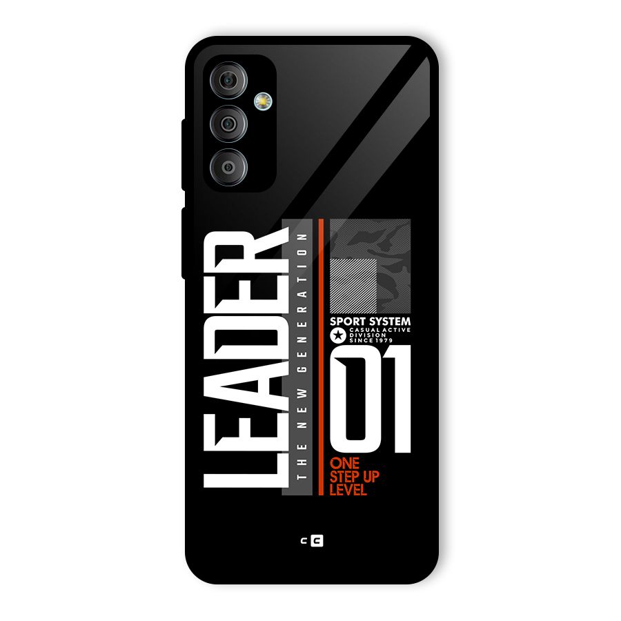 The New Leader Glass Back Case for Galaxy F23