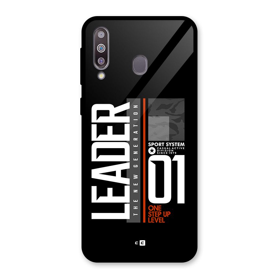 The New Leader Glass Back Case for Galaxy M30