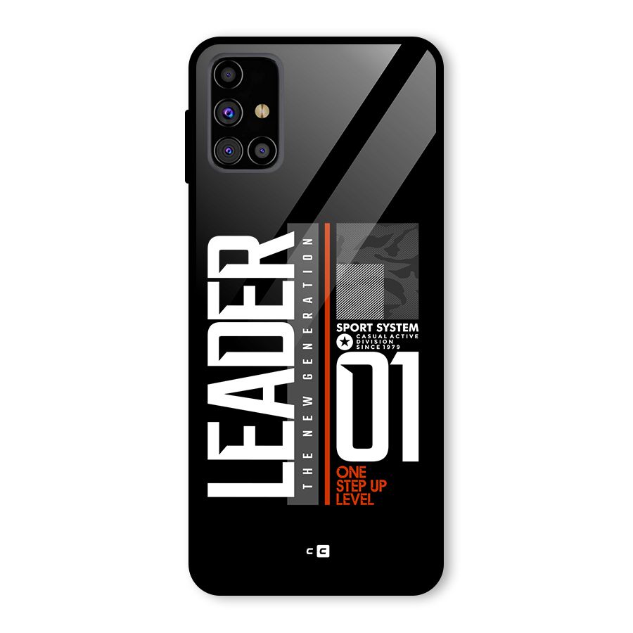 The New Leader Glass Back Case for Galaxy M31s