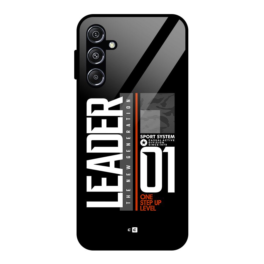 The New Leader Glass Back Case for Galaxy M34 5G
