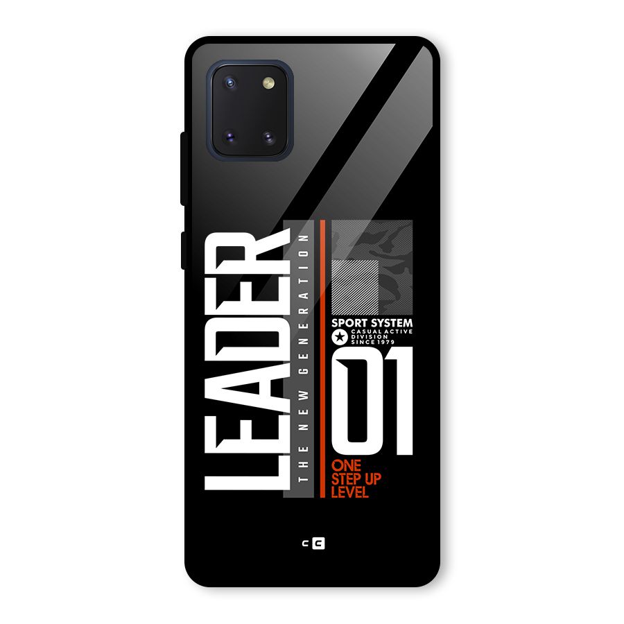 The New Leader Glass Back Case for Galaxy Note 10 Lite