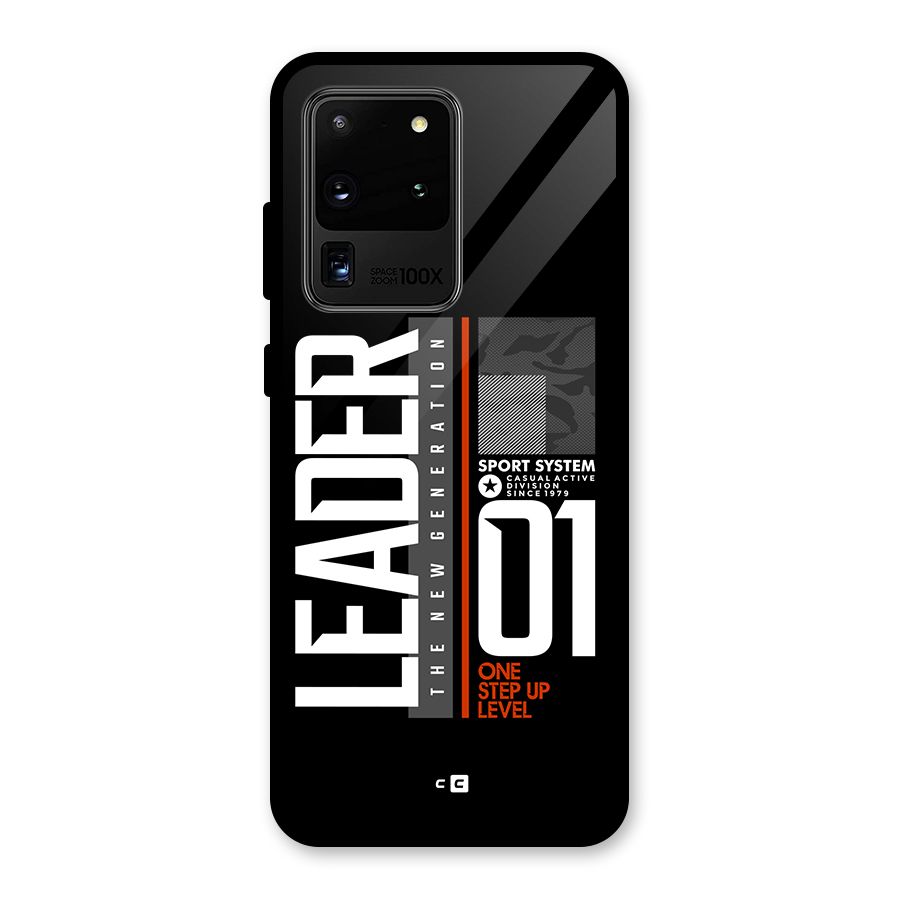 The New Leader Glass Back Case for Galaxy S20 Ultra