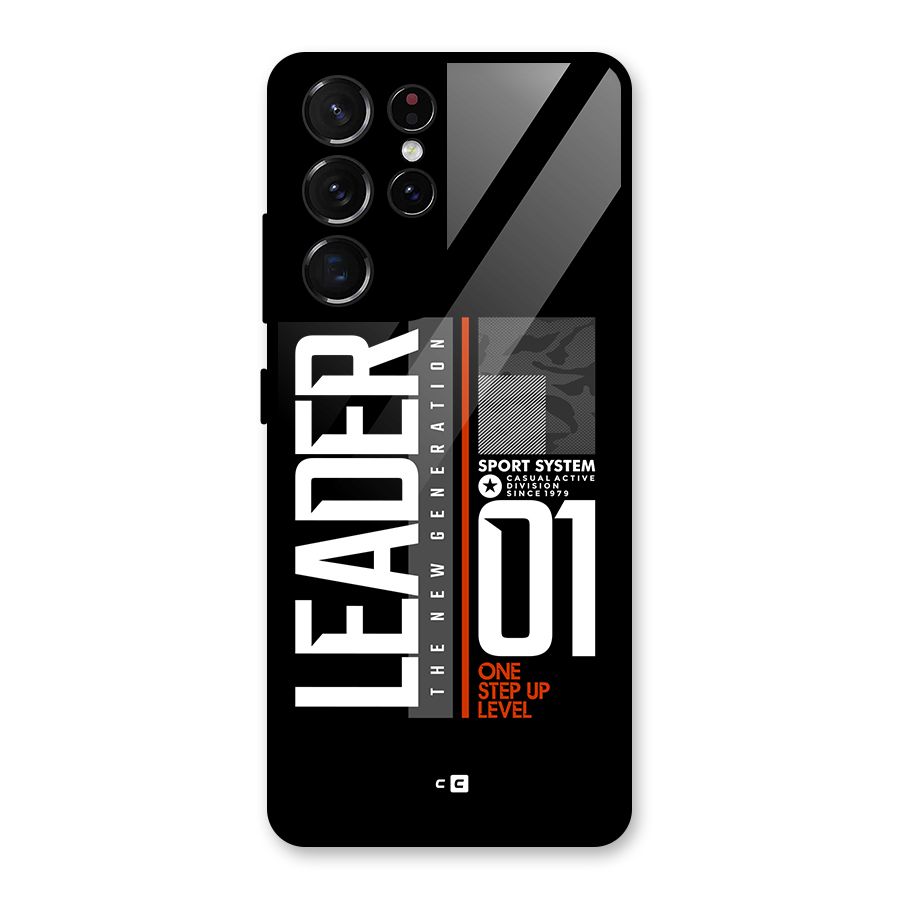The New Leader Glass Back Case for Galaxy S21 Ultra 5G
