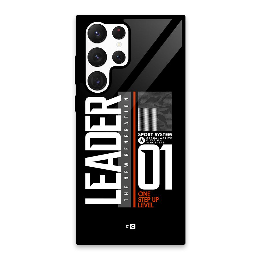 The New Leader Glass Back Case for Galaxy S22 Ultra 5G