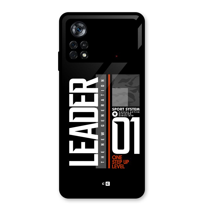 The New Leader Glass Back Case for Poco X4 Pro 5G