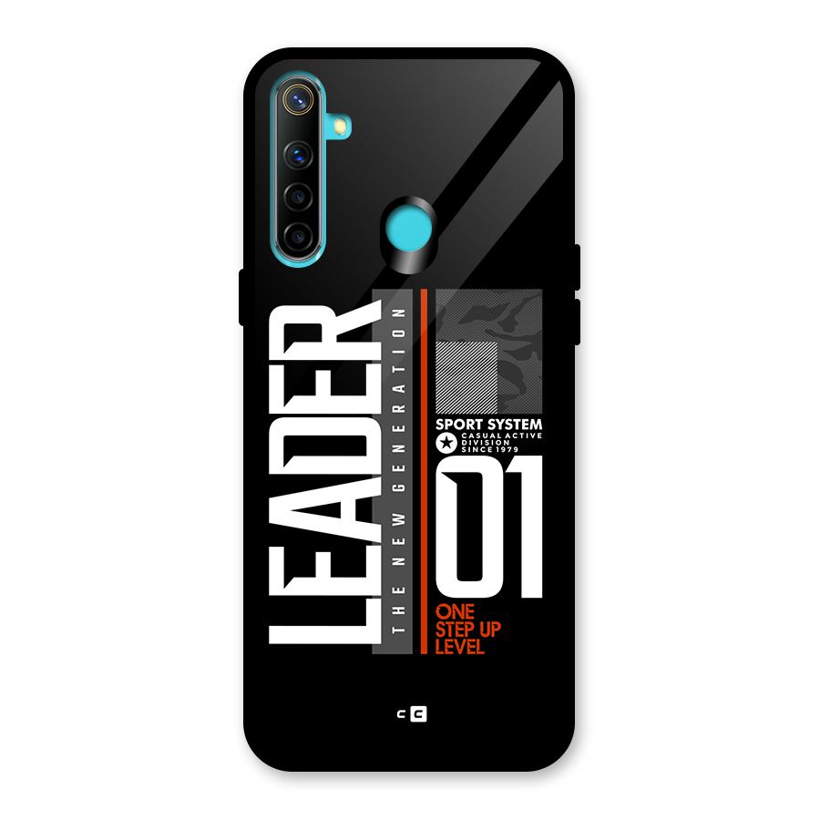 The New Leader Glass Back Case for Realme 5i