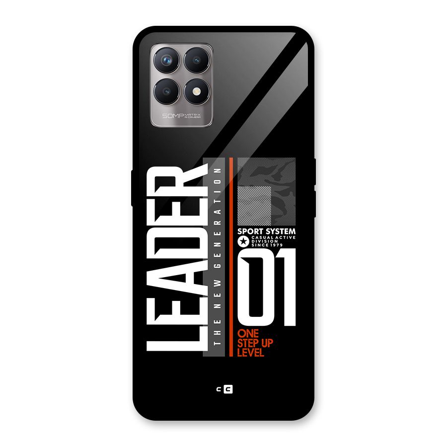 The New Leader Glass Back Case for Realme 8i
