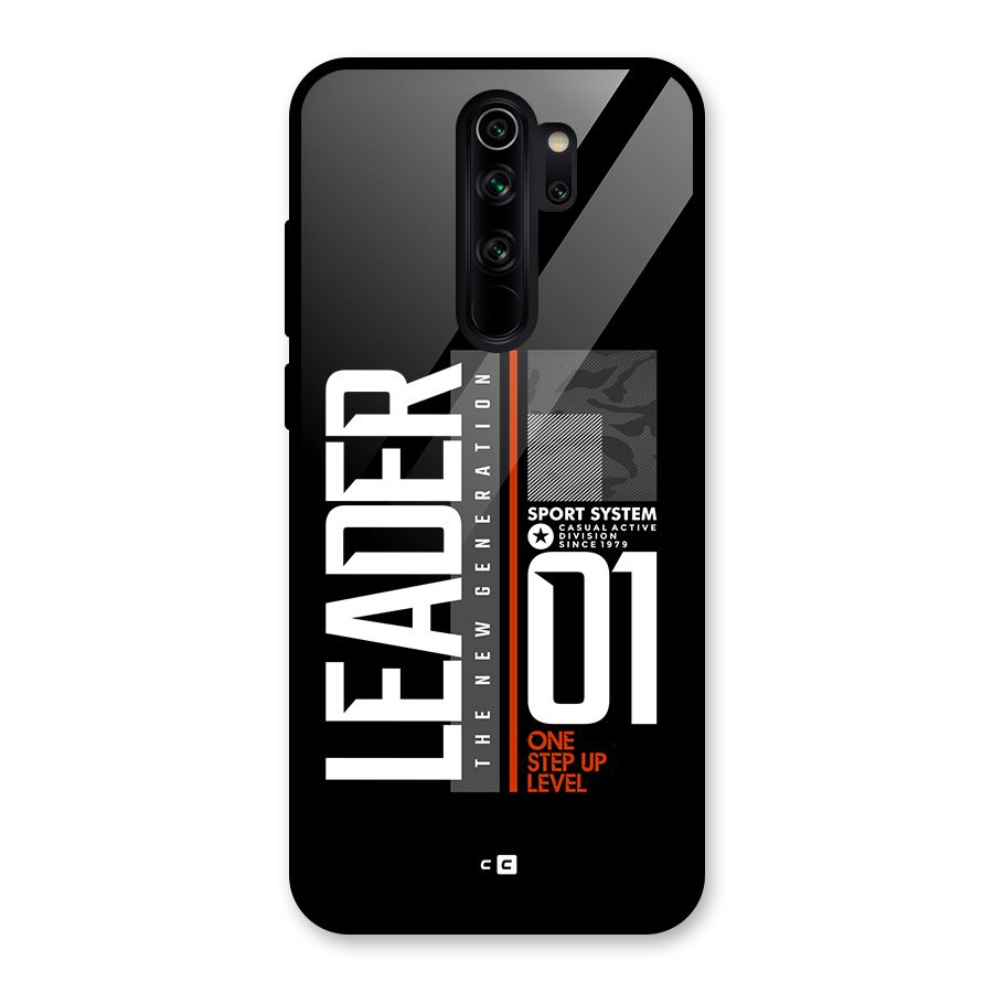 The New Leader Glass Back Case for Redmi Note 8 Pro