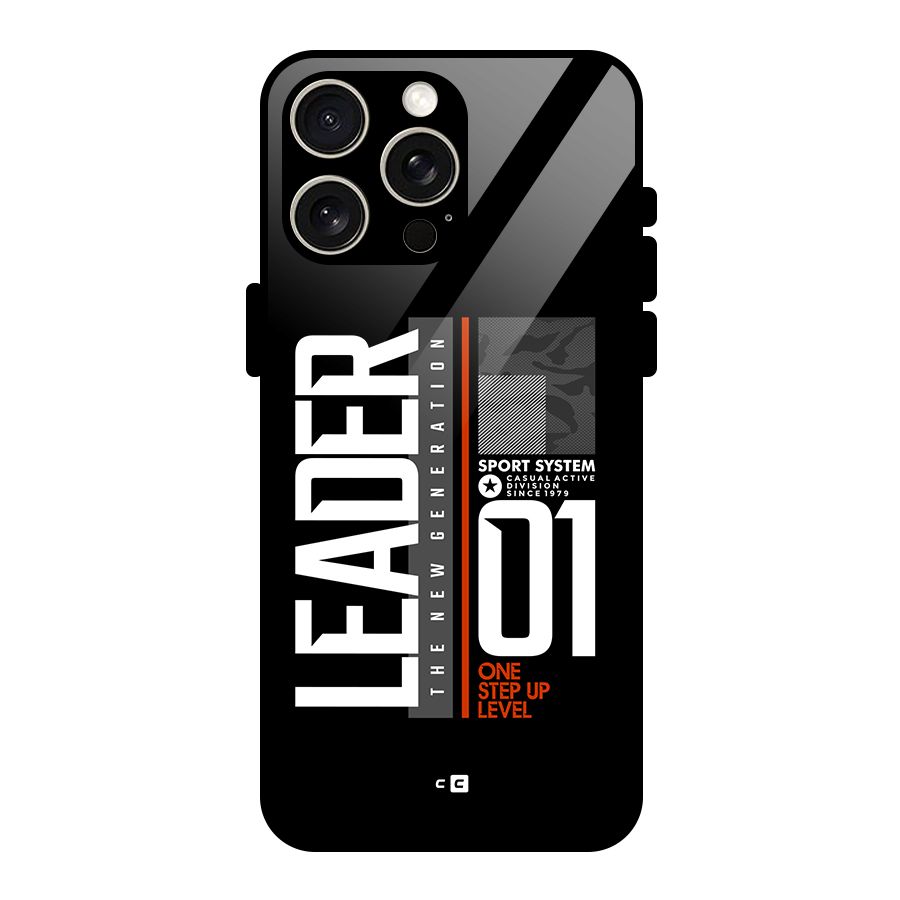 The New Leader Glass Back Case for iPhone 15 Pro Max