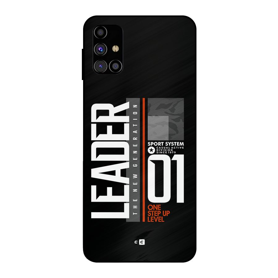 The New Leader Metal Back Case for Galaxy M31s