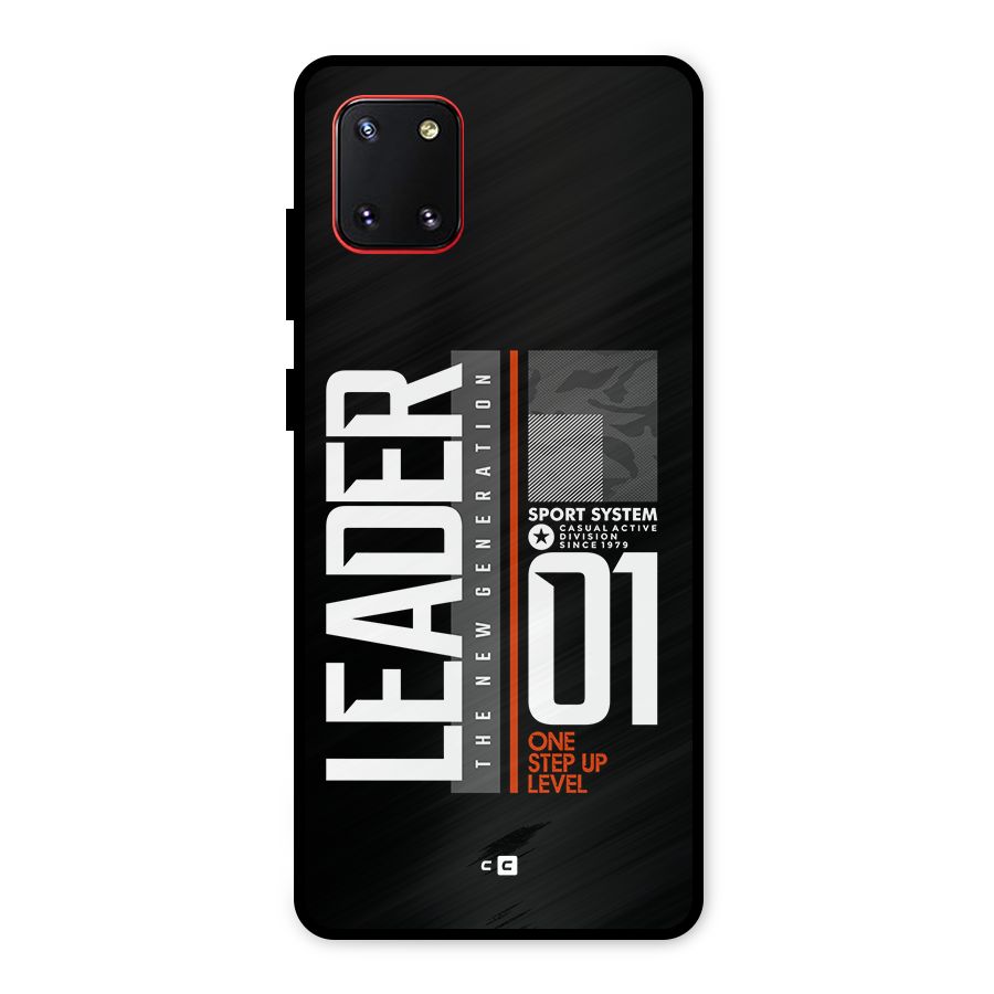The New Leader Metal Back Case for Galaxy Note 10 Lite