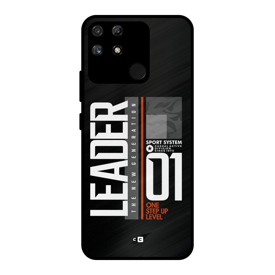 The New Leader Metal Back Case for Realme Narzo 50A