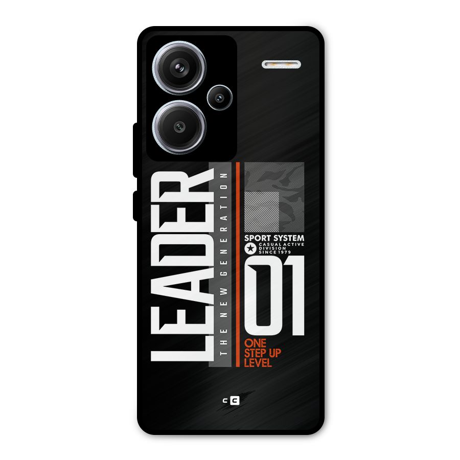 The New Leader Metal Back Case for Redmi Note 13 Pro Plus