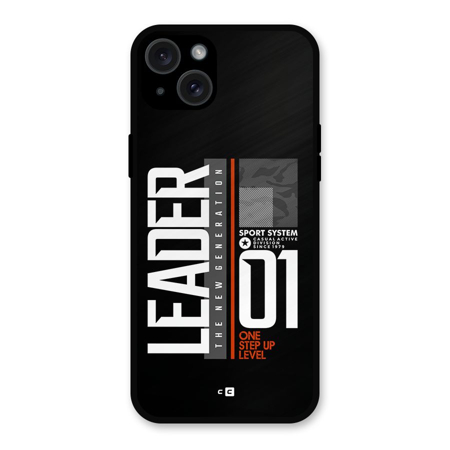 The New Leader Metal Back Case for iPhone 15 Plus