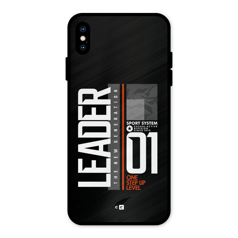 The New Leader Metal Back Case for iPhone XS Max