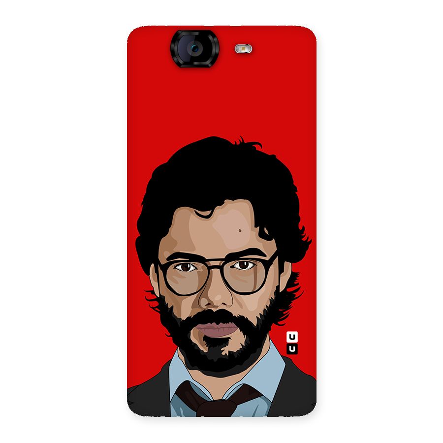 The Professor Illustration Art Back Case for Canvas Knight A350