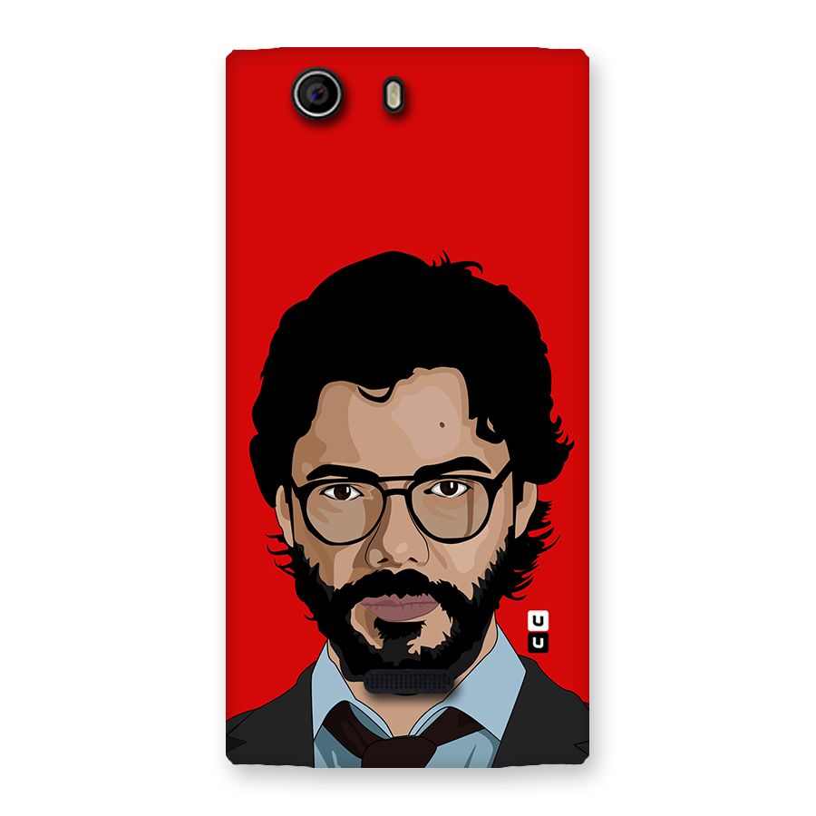 The Professor Illustration Art Back Case for Canvas Nitro 2 E311