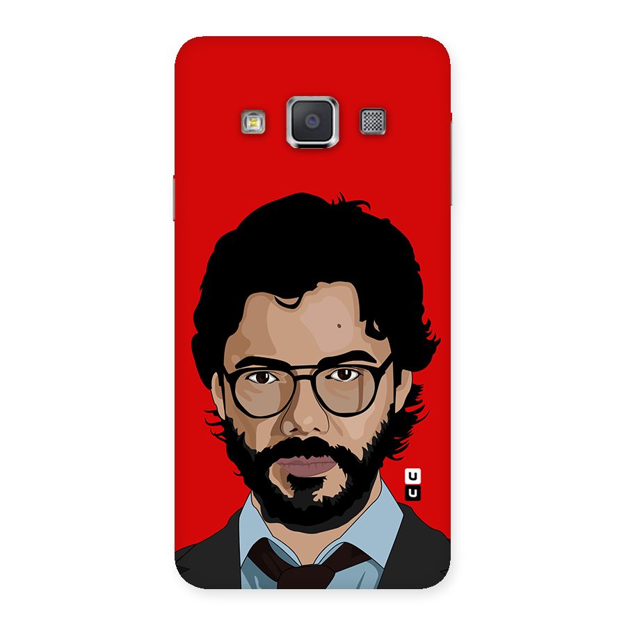 The Professor Illustration Art Back Case for Galaxy A3