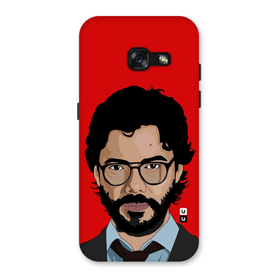 The Professor Illustration Art Back Case for Galaxy A3 (2017)