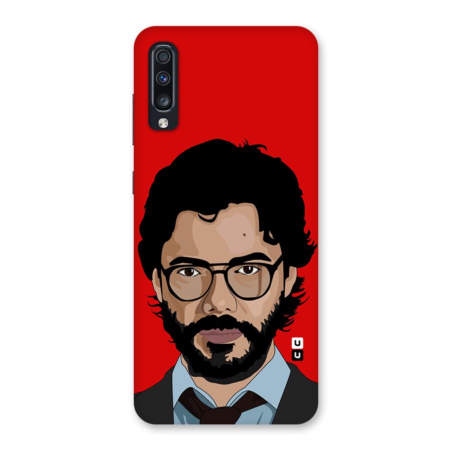 The Professor Illustration Art Back Case for Galaxy A70