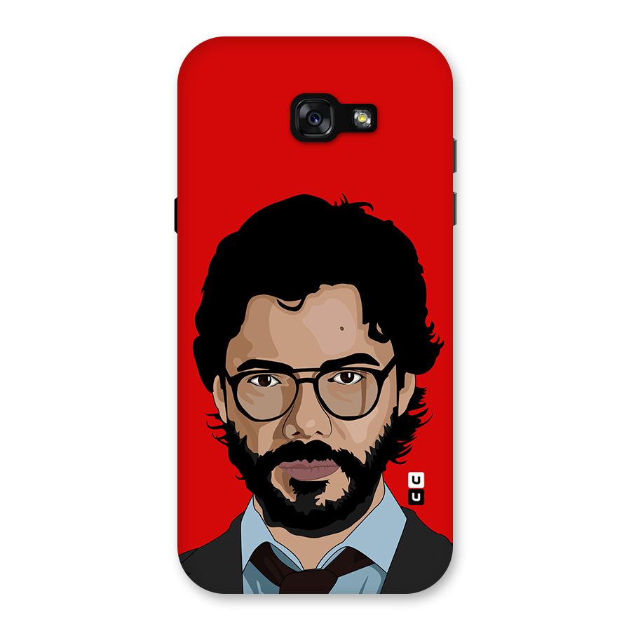 The Professor Illustration Art Back Case for Galaxy A7 (2017)
